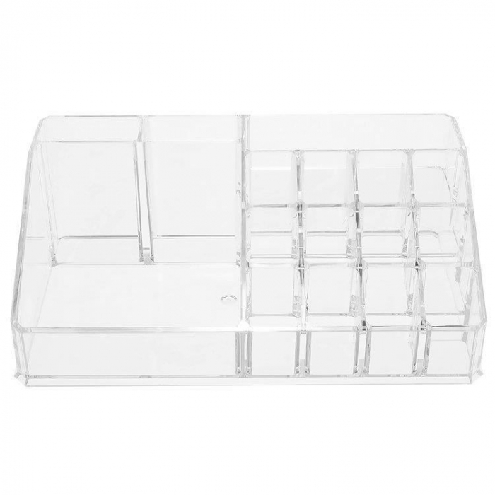 ORGANIZATOR COSMETICE, ACRIL, TRANSPARENT, MARIME XL, 24X14X39.5 CM, ISOTRADE [3]