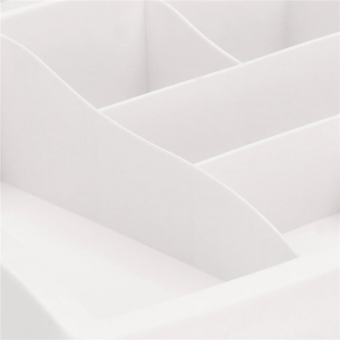 ORGANIZATOR COSMETICE, PLASTIC, 4 NIVELURI, 3 SERTARE, ALB, 23.3X17X26.5 CM, SPRINGOS [8]