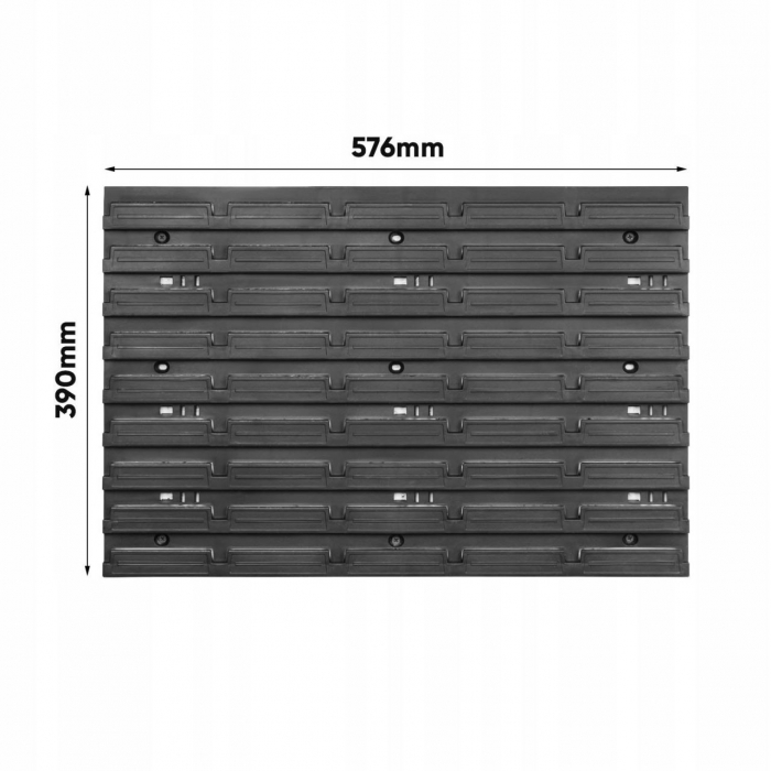 PANOU CU 15 CUTII DEPOZITARE, 57.6X39X1.8 CM [6]