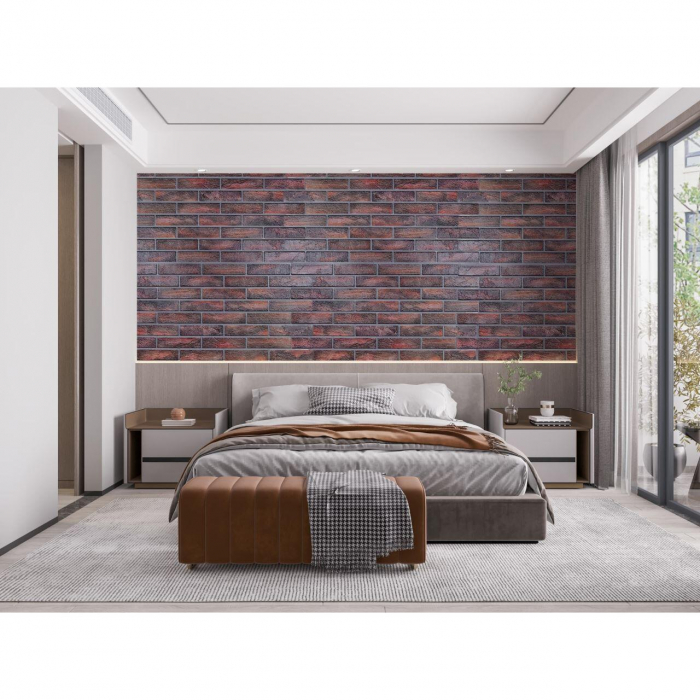 PANOU DECORATIV, PVC, MODEL CARAMIDA 3D, MARO ARS, 96X48.5 CM [5]