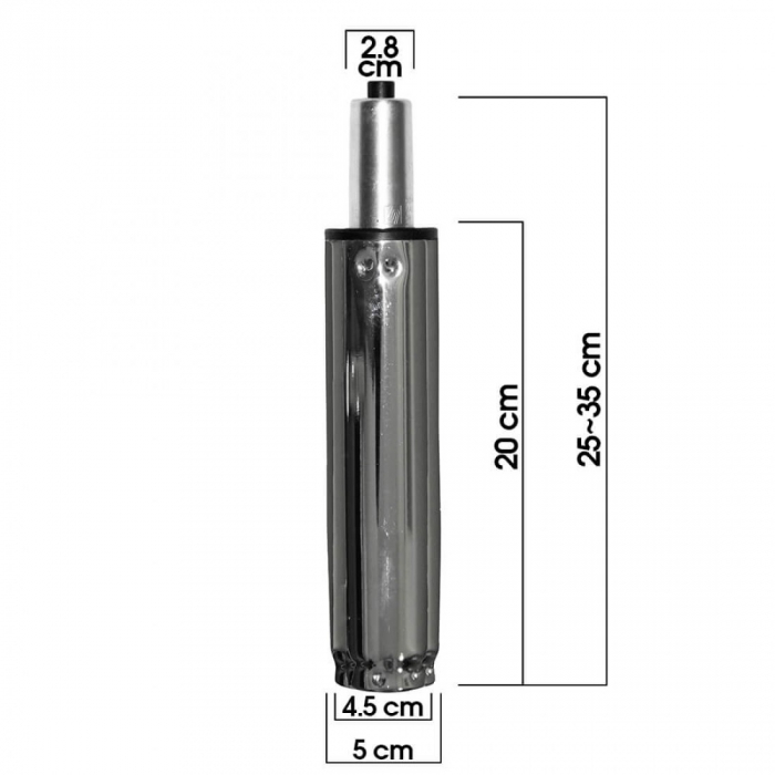PISTON CROMAT PENTRU SCAUNE BIROU [2]