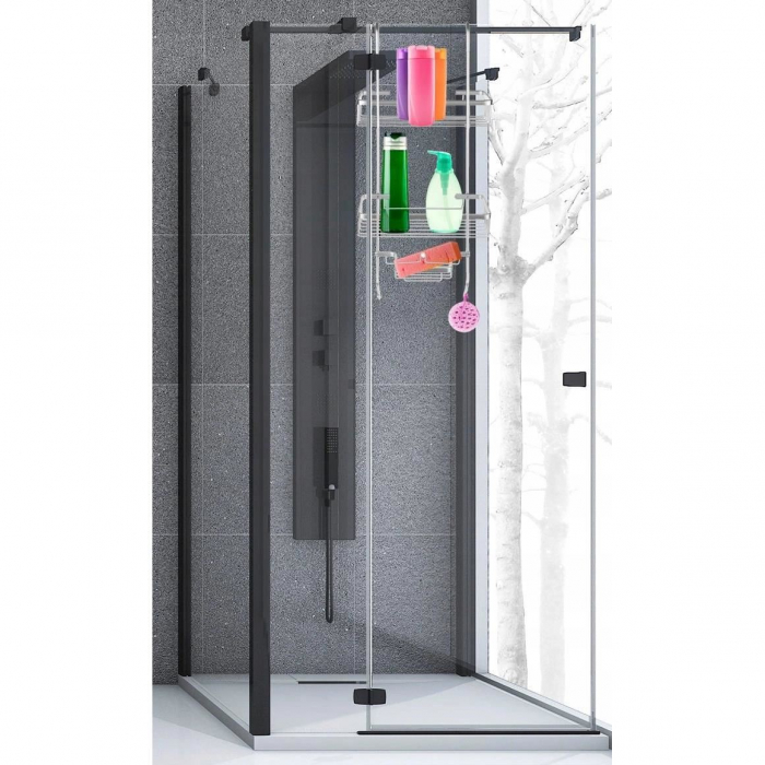 RAFT PENTRU DUS, SUSPENDAT, METALIC, 3 RAFTURI, 28.5X14X63 CM, MALATEC [2]