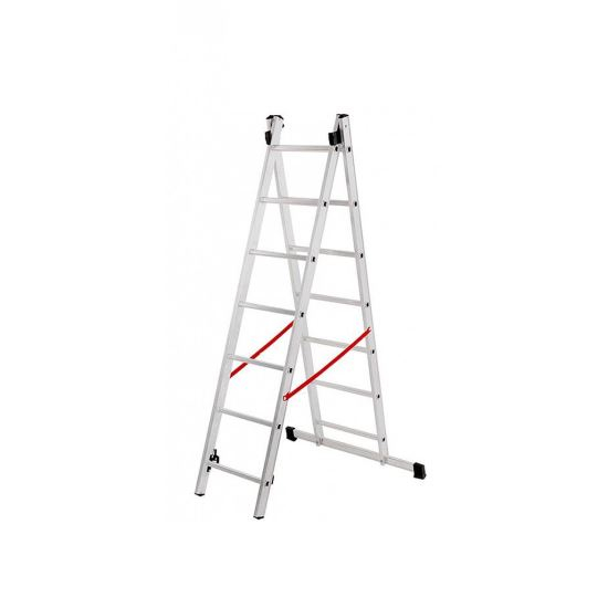 SCARA ALUMINIU, 2 TRONSOANE, 7 TREPTE, MAX 150 KG, 2.96 M, STREND PRO [1]