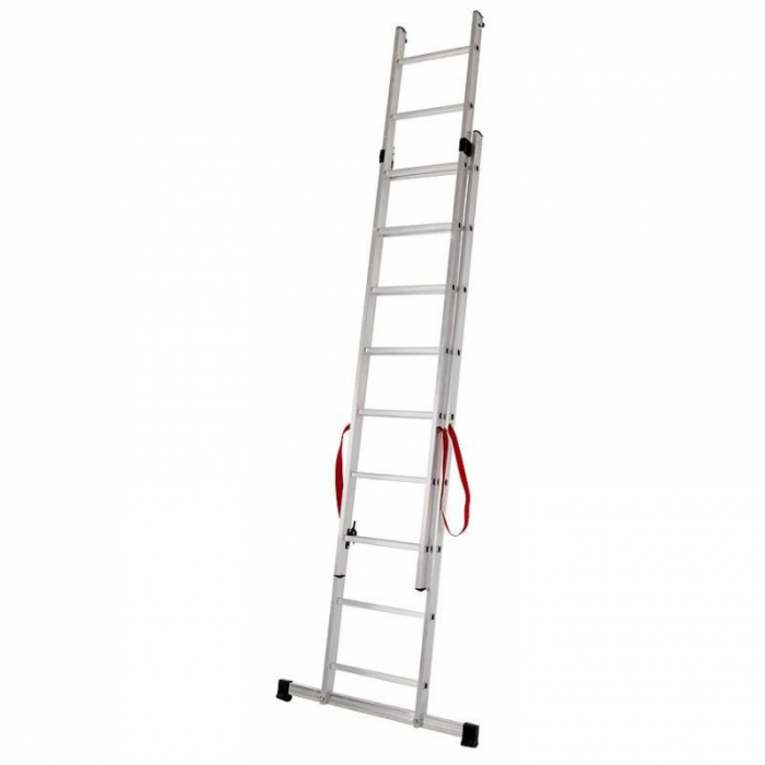 SCARA ALUMINIU, 2 TRONSOANE, 9 TREPTE, MAX 150 KG, 3.75 M, STREND PRO [2]
