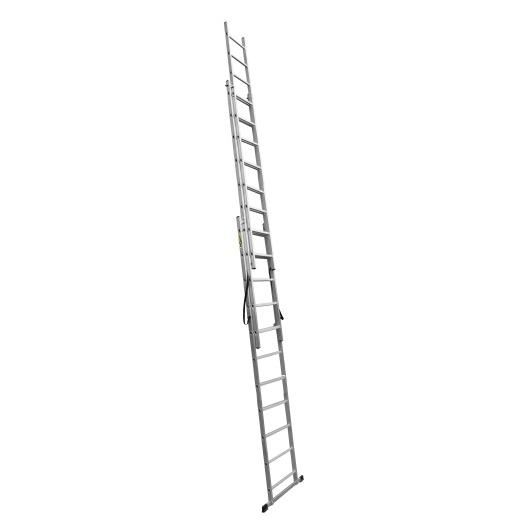 SCARA ALUMINIU, 3 TRONSOANE, 11 TREPTE, MAX 150 KG, 6.14 M, DRABEST  [4]