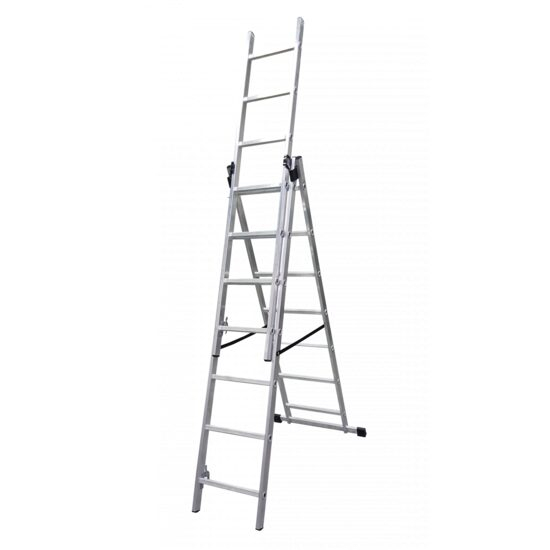 SCARA ALUMINIU, 3 TRONSOANE, 7 TREPTE, MAX 150 KG, 4.23 M, DRABEST [1]