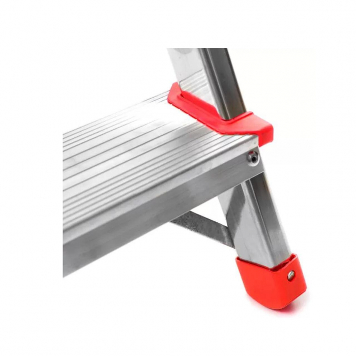 SCARA ALUMINIU 7 TREPTE + PLATFORMA (1.6-2.4M) MAX 150 KG, BEOROL [2]