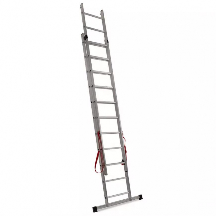 SCARA ALUMINIU, MASTER, 2 TRONSOANE, 11 TREPTE, MAX 150 KG, 3.15-5.13 M [2]