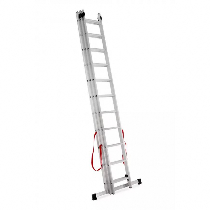 SCARA ALUMINIU, MASTER, 3 TRONSOANE, 11 TREPTE, MAX 150 KG, 3.15-7.11 M [4]