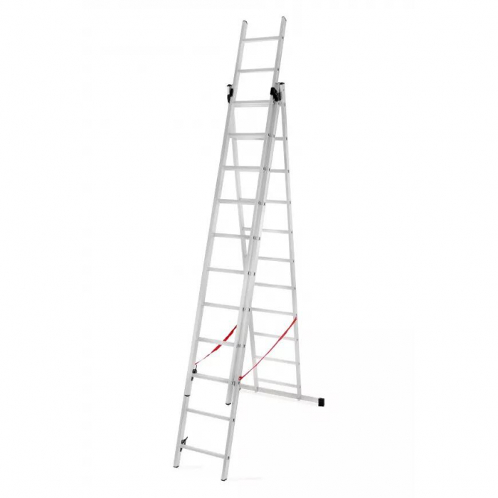 SCARA ALUMINIU, MASTER, 3 TRONSOANE, 11 TREPTE, MAX 150 KG, 3.15-7.11 M [2]