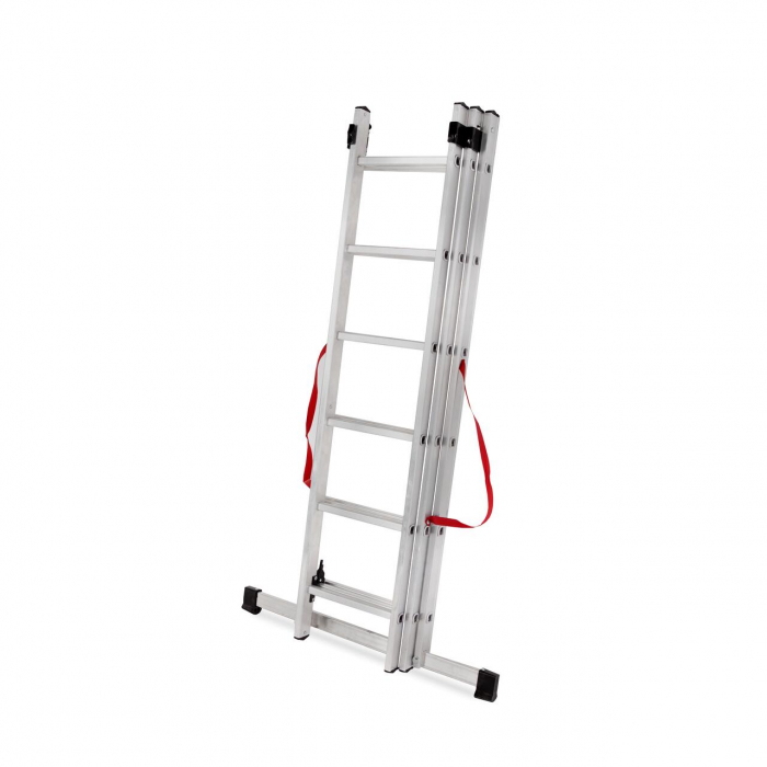 SCARA ALUMINIU, MASTER, 3 TRONSOANE, 6 TREPTE, MAX 150 KG, 1.69-3.45 M [7]