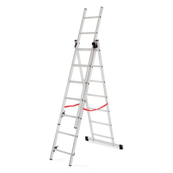 SCARA ALUMINIU, MASTER, 3 TRONSOANE, 7 TREPTE, MAX 150 KG, 2.01-3.99 M [1]