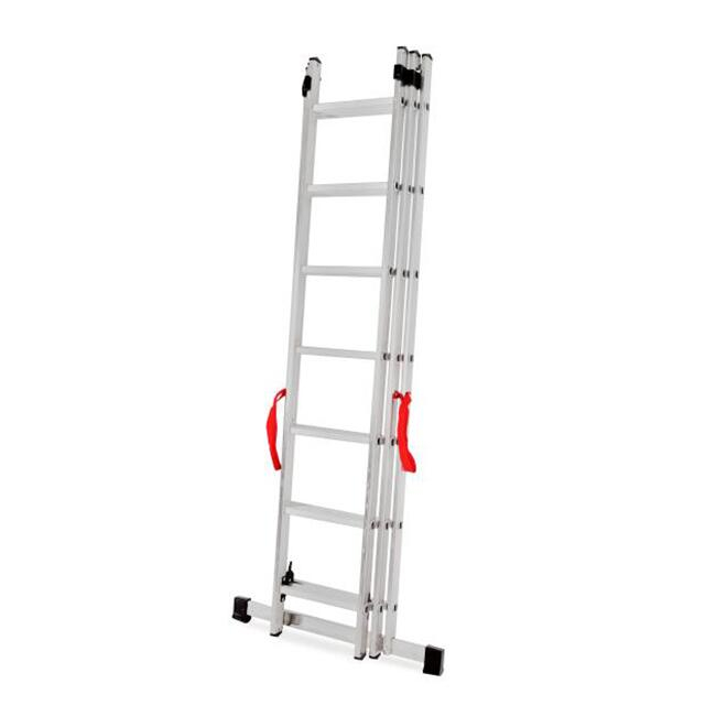 SCARA ALUMINIU, MASTER, 3 TRONSOANE, 7 TREPTE, MAX 150 KG, 2.01-3.99 M [7]