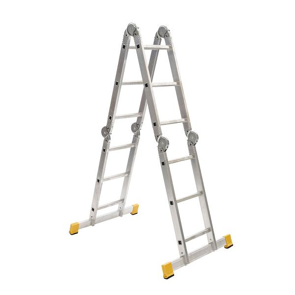 SCARA ALUMINIU, RABATABILA, 4X3 TREPTE, MAX 150 KG, ALVEROSAL [2]