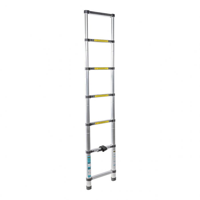 SCARA ALUMINIU TELESCOPICA, DETOOLZ, 7 TREPTE, 1 TRONSON, MAX 150 KG, 0.6-2 M [3]
