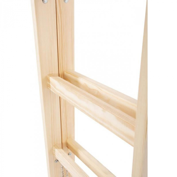 SCARA LEMN, 2 TRONSOANE, 6 TREPTE, CARLING PENTRU GALEATA, MAX 150 KG, 1.92 M, STREND PRO [4]