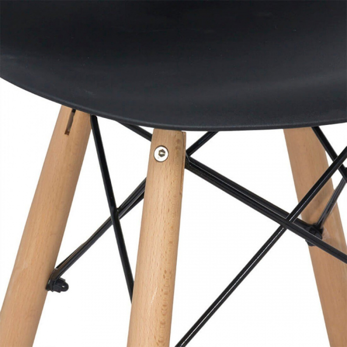 SCAUN BAR ABS 139 NEGRU [3]