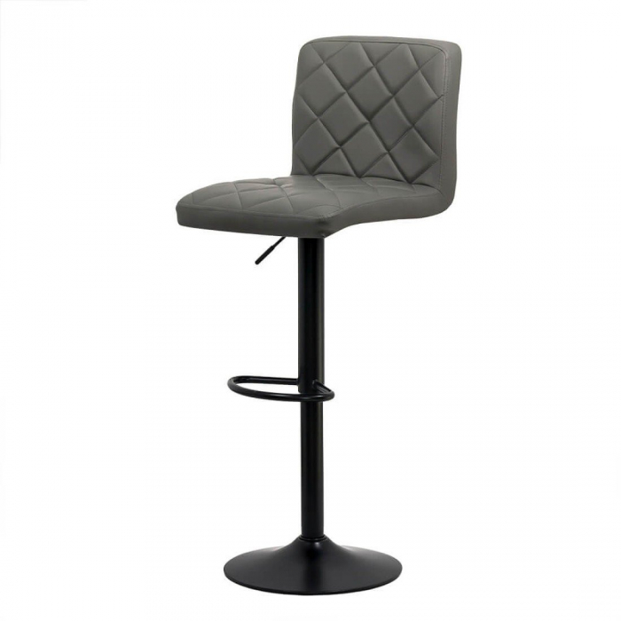 SCAUN BAR CU SPATAR REGLABIL DIN PIELE ECOLOGICA ABS 147 GRI [3]