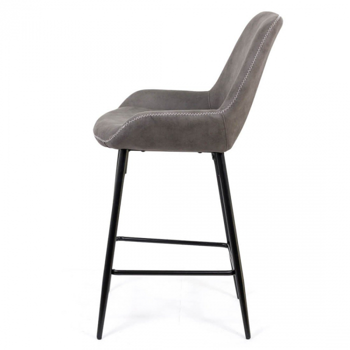 SCAUN BAR FIX DIN PIELE ECOLOGICA SI PICIOARE DIN OTEL ABS 146 GRI [3]