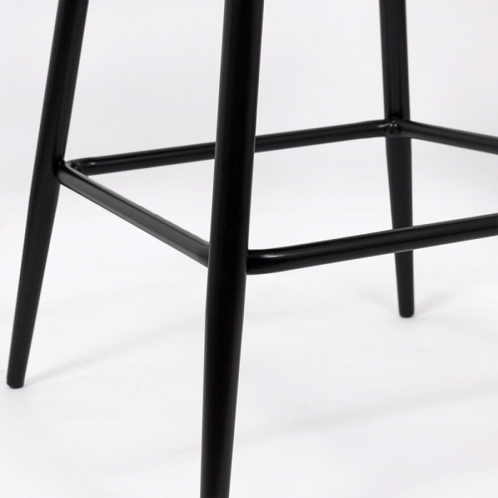 SCAUN BAR FIX DIN PIELE ECOLOGICA SI PICIOARE DIN OTEL ABS 146 ROZ [7]
