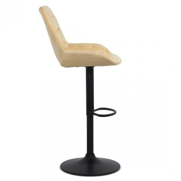 SCAUN BAR REGLABIL DIN CATIFEA ABS 145 CREM [3]