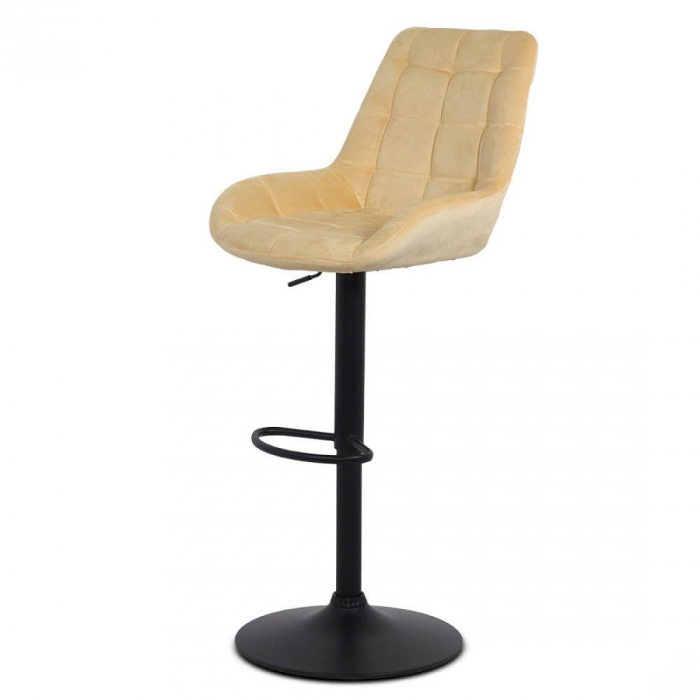 SCAUN BAR REGLABIL DIN CATIFEA ABS 145 CREM [2]