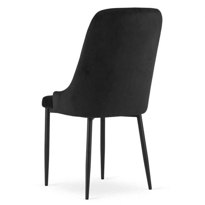 SCAUN BUCATARIE/LIVING, ARTOOL, AMORE, CATIFEA, METAL, NEGRU, 48X56X93 CM [10]