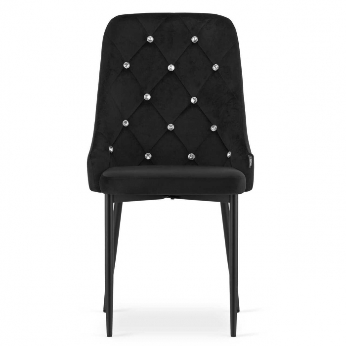 SCAUN BUCATARIE/LIVING, ARTOOL, AMORE, CATIFEA, METAL, NEGRU, 48X56X93 CM [11]
