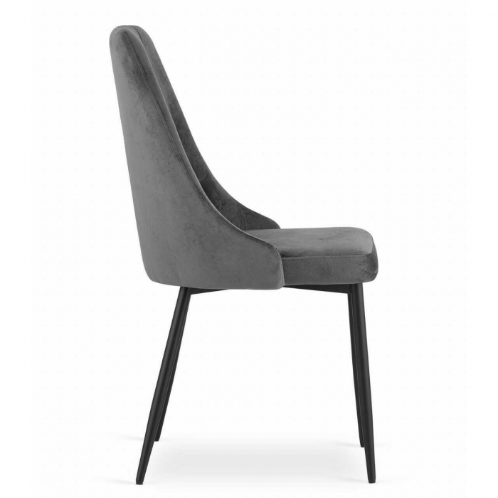 SCAUN BUCATARIE/LIVING, ARTOOL, IMOLA, CATIFEA, METAL, GRI, 48.5X61X93.5 CM [5]
