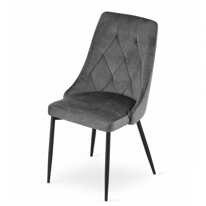 SCAUN BUCATARIE/LIVING, ARTOOL, IMOLA, CATIFEA, METAL, GRI, 48.5X61X93.5 CM [3]