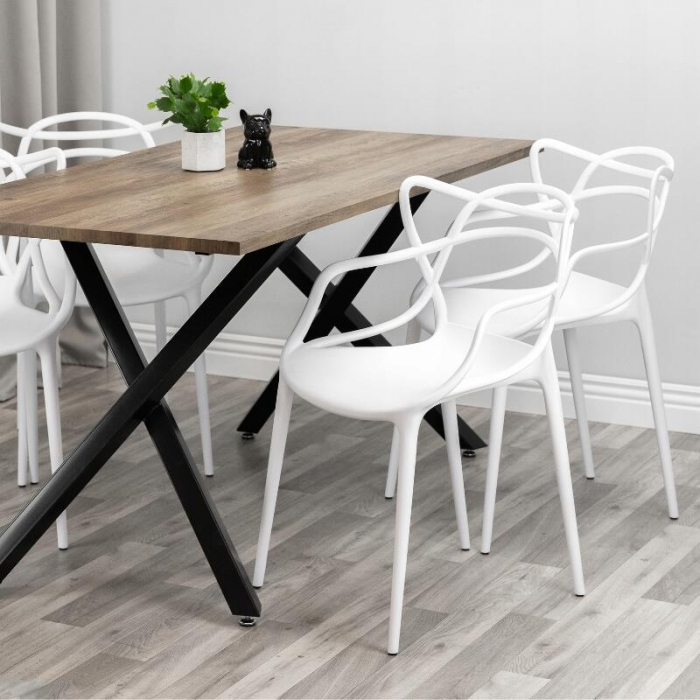 SCAUN BUCATARIE/LIVING, ARTOOL, KATO, PP, ALB, 54X55X82.5 CM [3]