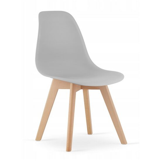 SCAUN BUCATARIE/LIVING, ARTOOL, KITO, PP, LEMN, GRI, 46X54.5X80 CM [1]