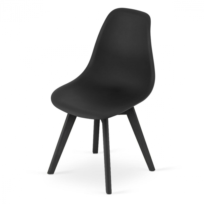 SCAUN BUCATARIE/LIVING, ARTOOL, KITO, PP, LEMN, NEGRU, 46X54.5X80 CM [4]