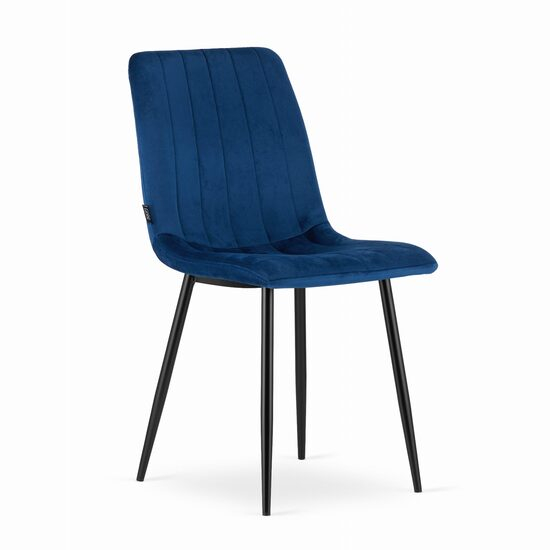 SCAUN BUCATARIE/LIVING, ARTOOL, LAVA, CATIFEA, METAL, BLEUMARIN SI NEGRU, 43X51X90 CM [1]