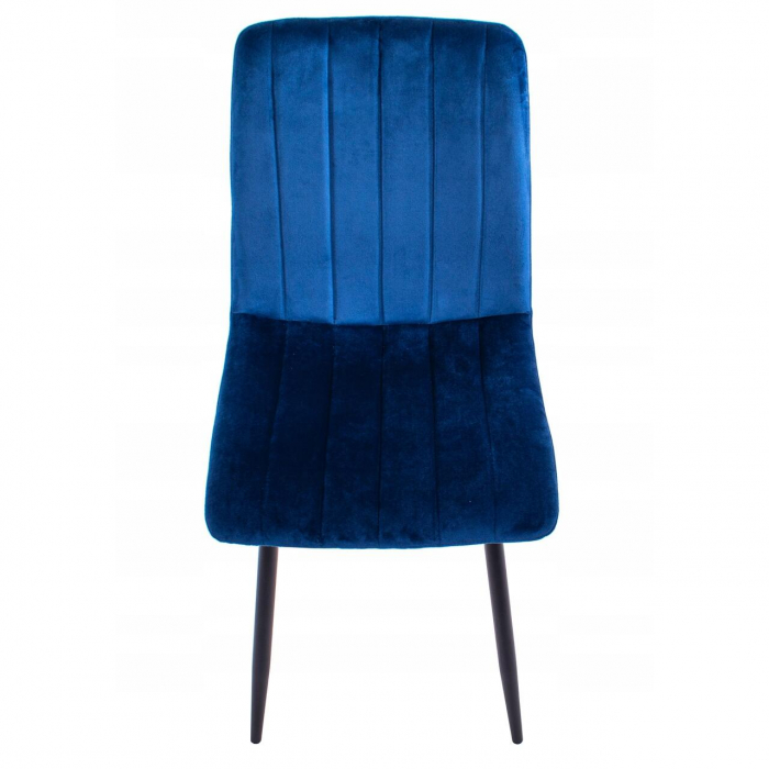 SCAUN BUCATARIE/LIVING, ARTOOL, LAVA, CATIFEA, METAL, BLEUMARIN SI NEGRU, 43X51X90 CM [2]