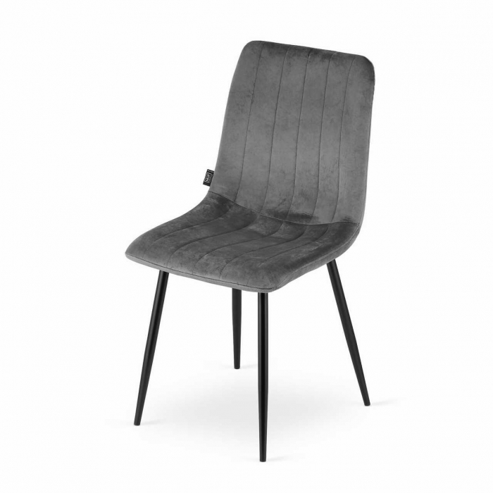 SCAUN BUCATARIE/LIVING, ARTOOL, LAVA, CATIFEA, METAL, GRI SI NEGRU, 43X51X90 CM [2]