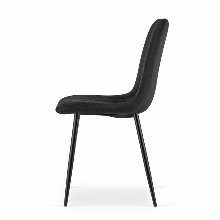 SCAUN BUCATARIE/LIVING, ARTOOL, LAVA, CATIFEA, METAL, NEGRU, 43X51X90 CM [4]
