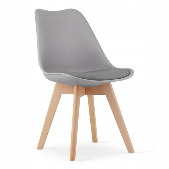 SCAUN BUCATARIE/LIVING, ARTOOL, MARK, PP, LEMN, GRI, 49X42X82 CM [1]