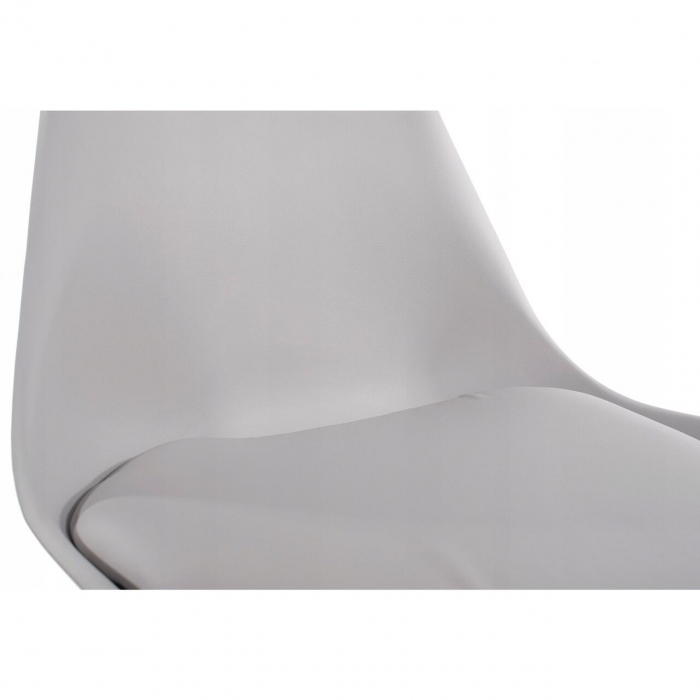 SCAUN BUCATARIE/LIVING, ARTOOL, MARK, PP, LEMN, GRI, 49X42X82 CM [3]