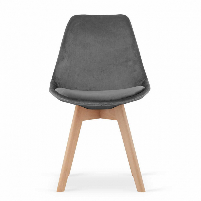 SCAUN BUCATARIE/LIVING, ARTOOL, NORI, CATIFEA, LEMN, GRI, 48.5X54X84 CM [6]