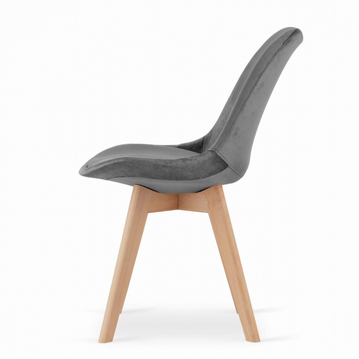 SCAUN BUCATARIE/LIVING, ARTOOL, NORI, CATIFEA, LEMN, GRI, 48.5X54X84 CM [5]