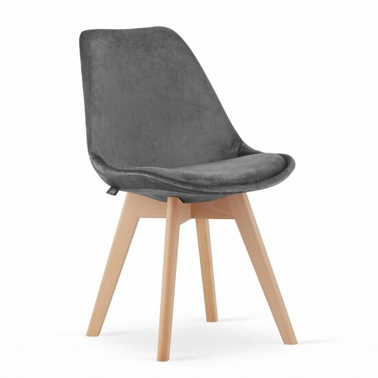 SCAUN BUCATARIE/LIVING, ARTOOL, NORI, CATIFEA, LEMN, GRI, 48.5X54X84 CM [1]