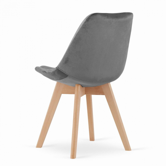 SCAUN BUCATARIE/LIVING, ARTOOL, NORI, CATIFEA, LEMN, GRI, 48.5X54X84 CM [4]