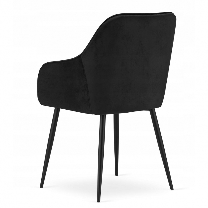 SCAUN BUCATARIE/LIVING, ARTOOL, NUGAT, CATIFEA, METAL, NEGRU, 58X54.5X91 CM [2]