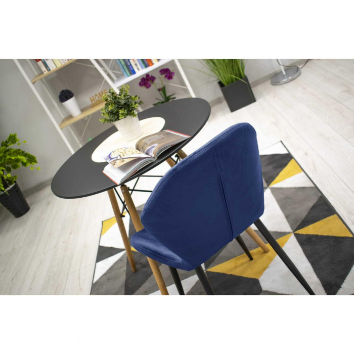 SCAUN BUCATARIE/LIVING, ARTOOL, TERNI, CATIFEA, METAL, BLEUMARIN, 50X62X86 CM [12]