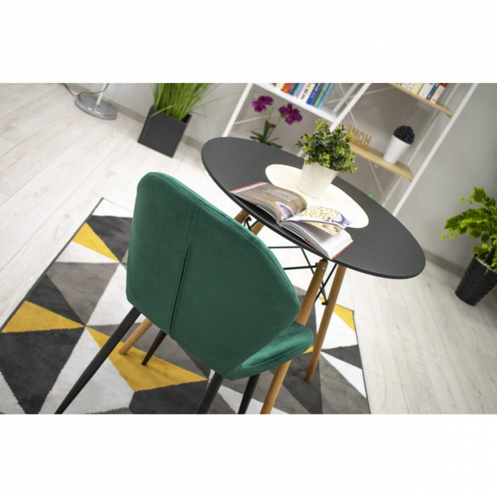 SCAUN BUCATARIE/LIVING, ARTOOL, TERNI, CATIFEA, METAL, VERDE, 50X62X86 CM [2]