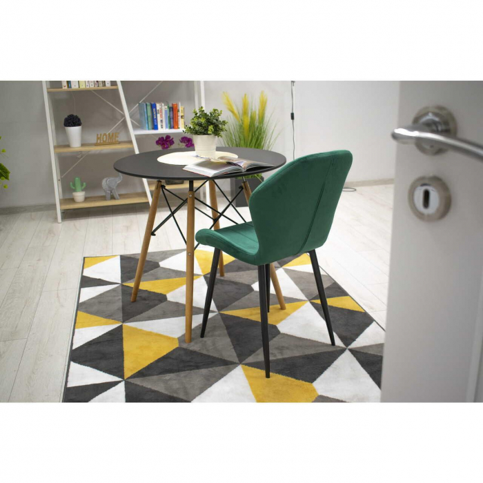 SCAUN BUCATARIE/LIVING, ARTOOL, TERNI, CATIFEA, METAL, VERDE, 50X62X86 CM [3]