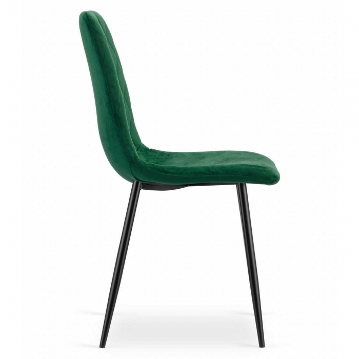 SCAUN BUCATARIE/LIVING, ARTOOL, TURIN, CATIFEA, METAL, VERDE SI NEGRU, 44.5X53X88.5 CM [3]