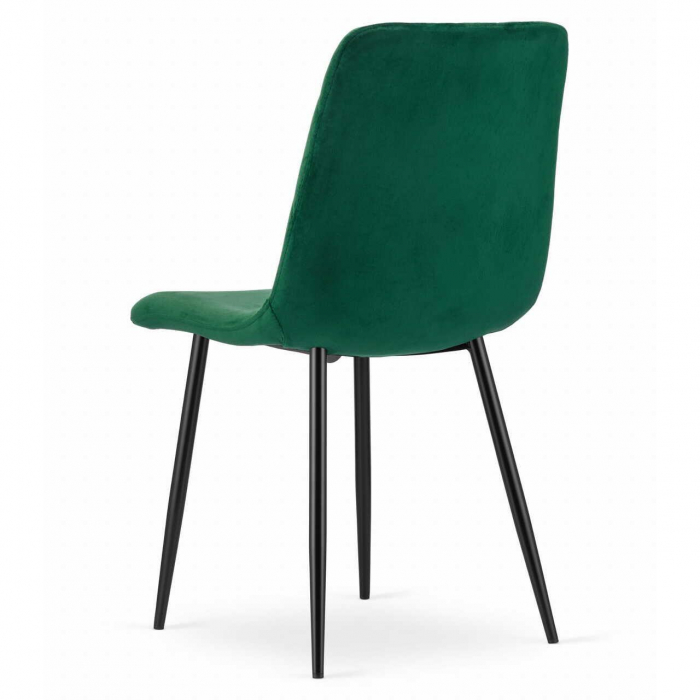 SCAUN BUCATARIE/LIVING, ARTOOL, TURIN, CATIFEA, METAL, VERDE SI NEGRU, 44.5X53X88.5 CM [4]