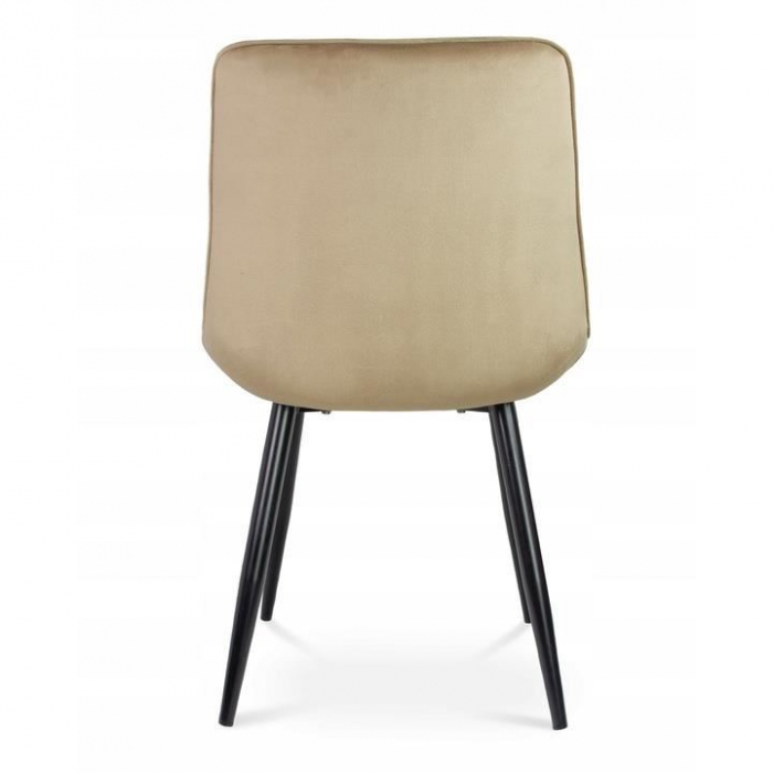 SCAUN BUCATARIE/LIVING, CATIFEA, METAL, BEJ, 54X61X83 CM, VIVA [3]